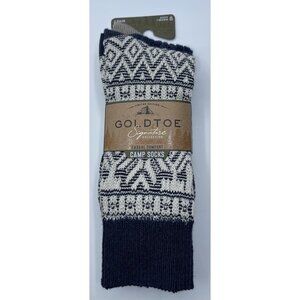 Gold Toe Signature Collection Men's Casual Comfort Crew Camp Socks 2 Pair 6-12.5